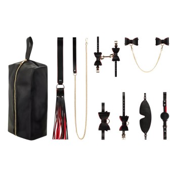Bedroom Fantasies - Crimson & Ebony - 8-teiliges Luxus Bondage-Set