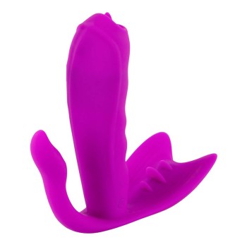 Javida Zungen-Vibrator mit Klitoris- & Analstimulator