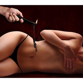 Master Series - Dark Drippers BDSM-Tropfkerzen Set Schwarz