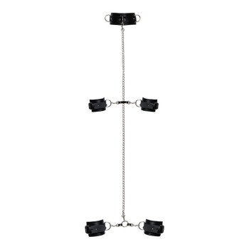 Zado Professionelles Leder Fessel-Komplett-Set