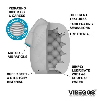 Vibeggs Vibrating Masturbation Sleeve Blow Misty