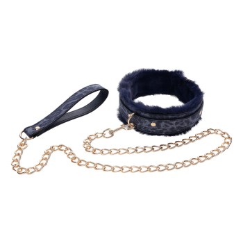 Sportsheets Cougar Fur Halsband Set