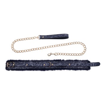 Sportsheets Cougar Fur Halsband Set