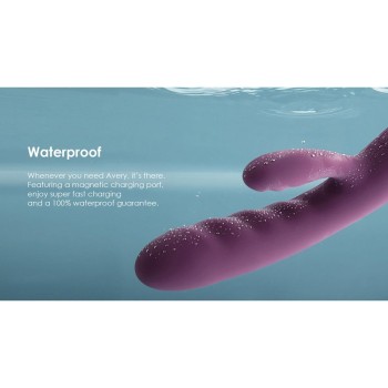 SVAKOM - Avery Powerful Thrusting Vibrator Lila