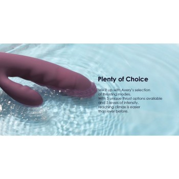 SVAKOM - Avery Powerful Thrusting Vibrator Lila