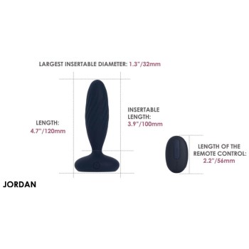 SVAKOM Jordan - App-Controlled Stoßender Butt Plug