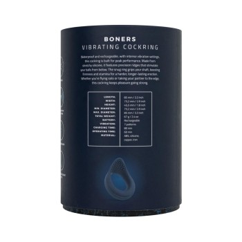 Boners - Vibrating Cockring mit Dammstimulation