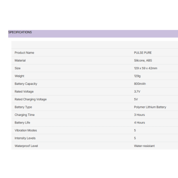 SVAKOM - Pulse Pure Luftdruck-Vibrator