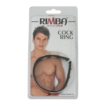 Rimba Leder-Cockring - Nappaleder mit 3 Druckknöpfen