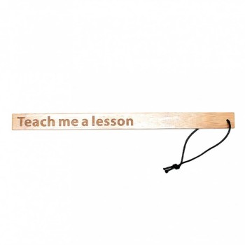 Rimba "Teach Me A Lesson“ BDSM Holz Lineal aus Bambus