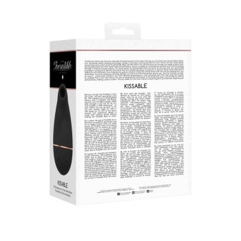 Irresistible - Kissable Sucking Vibrator Schwarz