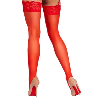 Cottelli Legware seidige Strümpfe in rot