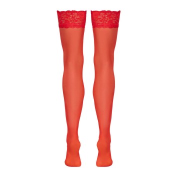 Cottelli Legware seidige Strümpfe in rot