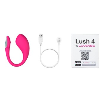 Lovense Lush 4 - App-Vibrator mit LED & G-Punkt Power