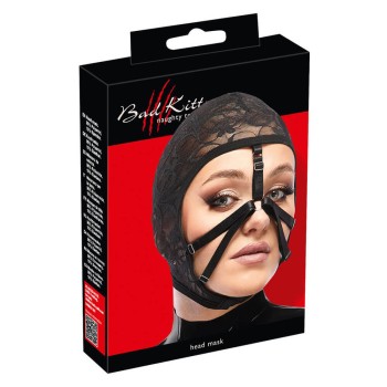 Bad Kitty Kopfmaske aus feiner elastischer Spitze