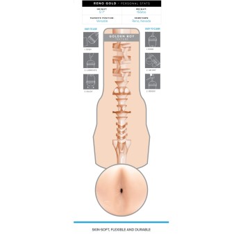 Fleshlight Fleshjack Boys - Reno Gold Golden Boy