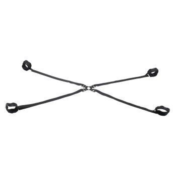 Sportsheets Velvet Noir Adjustable Hog Tie & Cuff Set