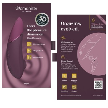 Womanizer NEXT - 3D Pleasure Air Stimulator Violett