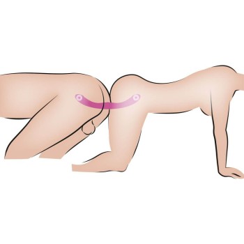 Couples Choice gebogener Double Vibrator 31 cm