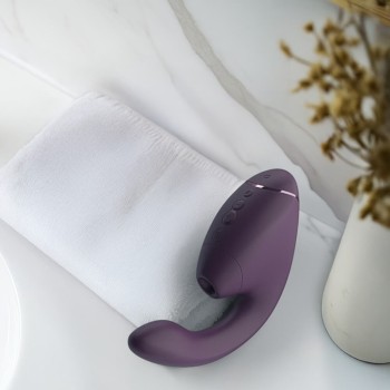 Womanizer Next Duo - 3D Pleasure Air Stimulator Dark Purple Womanizer Next Duo - 3D Pleasure Air Stimulator Dark Purple