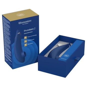 Womanizer Premium 2 - Druckwellenstimulator - Blau