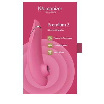 Womanizer Premium 2 - Druckwellenstimulator - Rosa