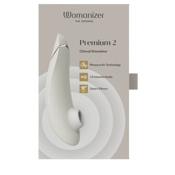 Womanizer Premium 2 - Druckwellenstimulator - Grey Womanizer Premium 2 - Druckwellenstimulator - Grey