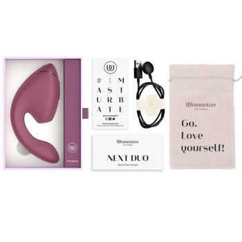 Womanizer Next Duo - 3D Pleasure Air Stimulator Dusky Pink