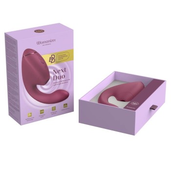 Womanizer Next Duo - 3D Pleasure Air Stimulator Dusky Pink