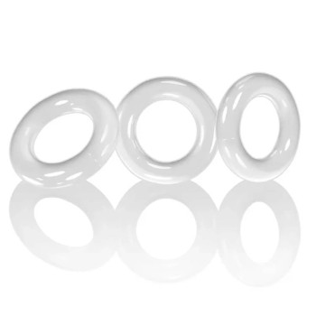Oxballs Willy Rings - 3er Cockring-Set Clear