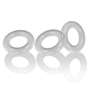 Oxballs Willy Rings - 3er Cockring-Set Clear