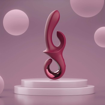 Dreamtoys Glam Duo Vibrator rot
