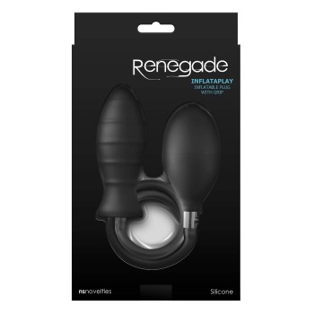 NS Novelties Rengeade Inflataplay Plug black