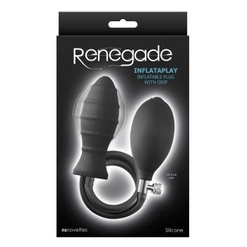 NS Novelties Rengeade Inflataplay Plug black