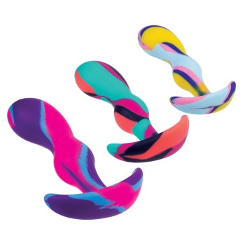 NMC buntes 3 in 1 Butt Plug Set