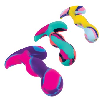 NMC buntes 3 in 1 Butt Plug Set