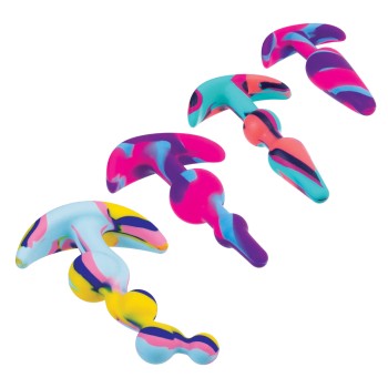 NMC buntes 4 in 1 Butt Plug Set