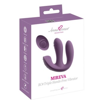 Beau Coeur MIREVA RC Triple Hands-Free Vibrator