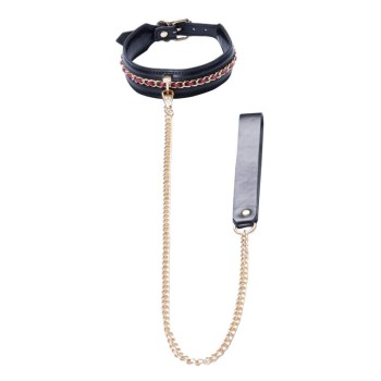 Bad Kitty 6-teiliges Bondage-Set aus schwarzem stilvollen Lederimitat