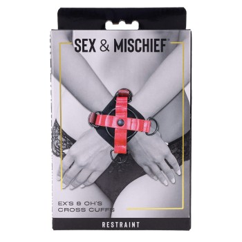 Sportsheets Ex's & Oh's Cross Cuffs