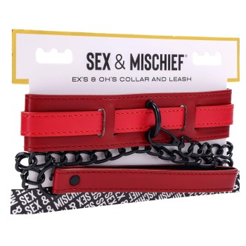 Sportsheets Ex's & Oh's Halsband und Leine