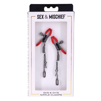 Sportsheets Ex's & Oh's Nipple Clamps