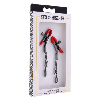 Sportsheets Ex's & Oh's Nipple Clamps