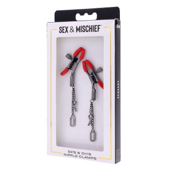 Sportsheets Ex's & Oh's Nipple Clamps