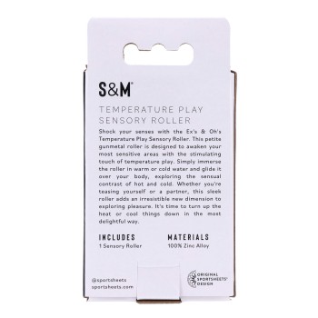 Sportsheets Ex's & Oh's Temperature Play Sensory Roller