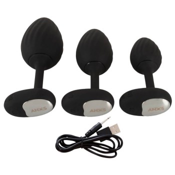 ANOS RC Butt Plug Set with Vibration