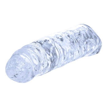 NMC transparente Penishülle mit Ballstrap 22 cm