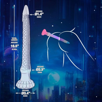 NMC Zone Series No. 419 TENTAEEL Silikon Monster Dildo 44 cm