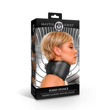 Master Series - Hard Stance Halsfessel breit & abschließbar