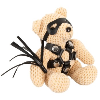 Bad Kitty SM-Teddy mit Harness, Augenmaske und Mini-Peitsche